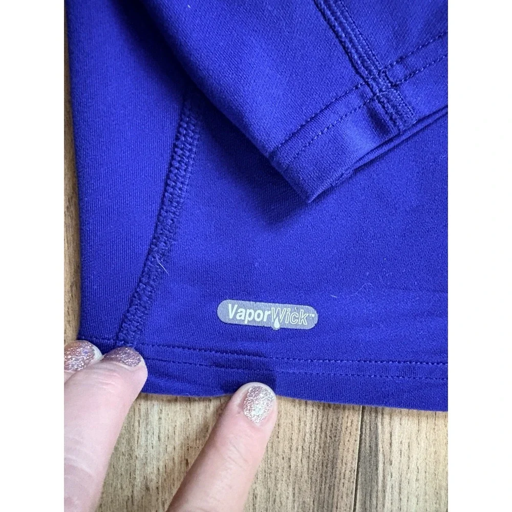 The North Face Pullover Mens XL Blue 1/4 Zip VaporWick Performance Stretch Layer